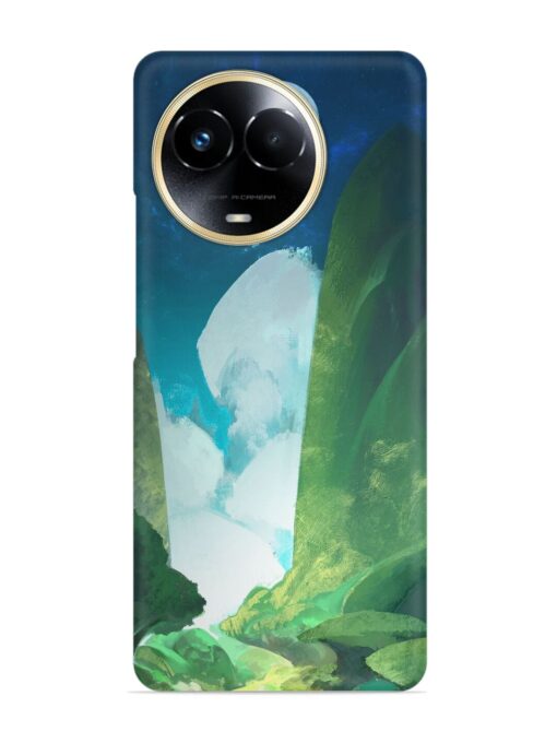 Abstract Art Of Nature Snap Case for Realme 11 (5G) Zapvi