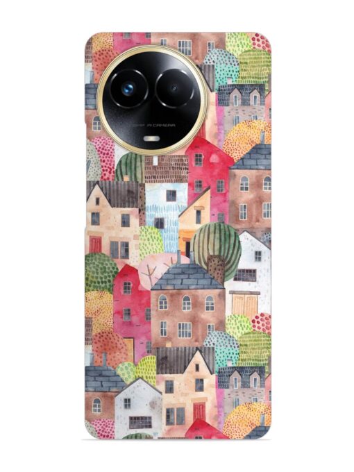 Abstract Seamless Pattern Snap Case for Realme 11 (5G)