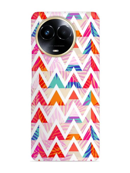 Abstract Triangle Background Snap Case for Realme 11 (5G)