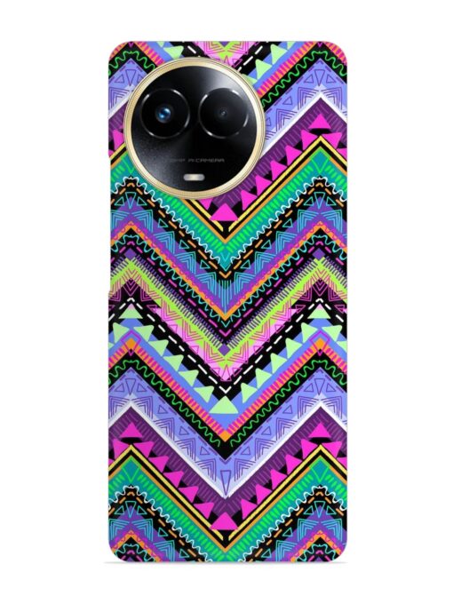 Tribal Aztec Print Snap Case for Realme 11 (5G)