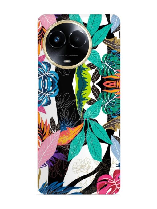 Floral Pattern Bright Snap Case for Realme 11 (5G) Zapvi