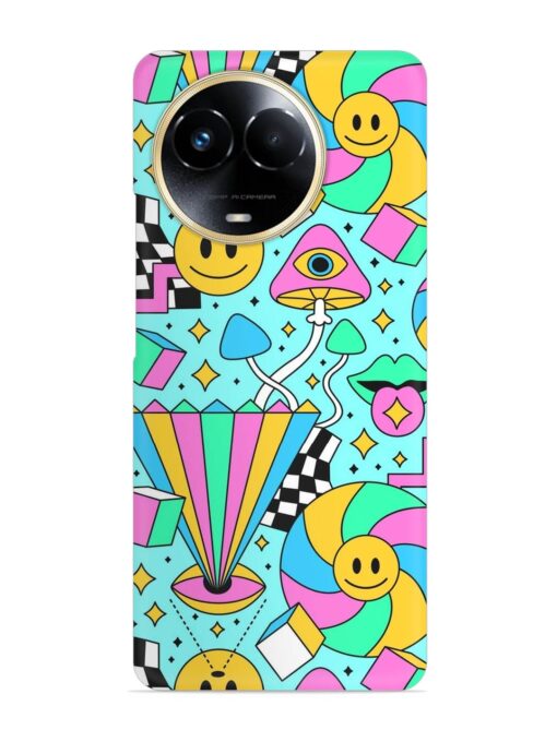 Trippy Rainbow 60S Snap Case for Realme 11 (5G)