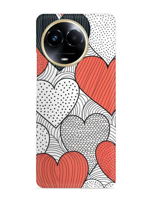 Girly Heart Seamless Snap Case for Realme 11 (5G)