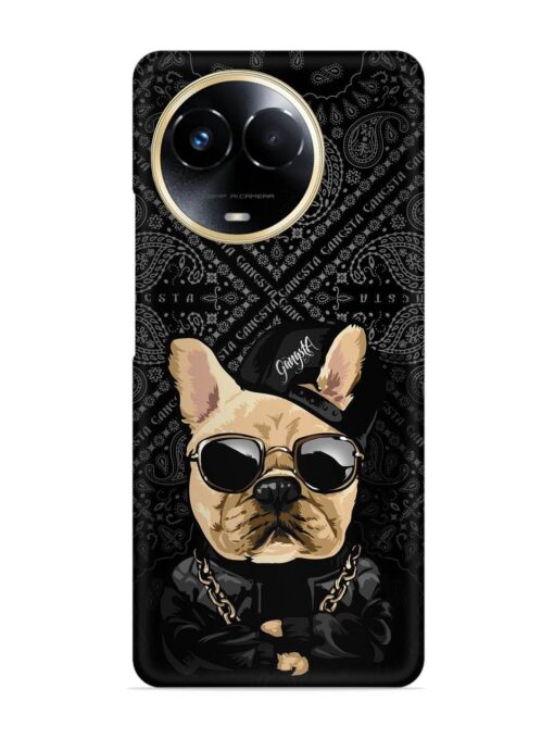 Gangsta Cool Sunglasses Dog Snap Case for Realme 11 (5G)