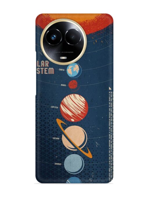 Solar System Vector Snap Case for Realme 11 (5G) Zapvi