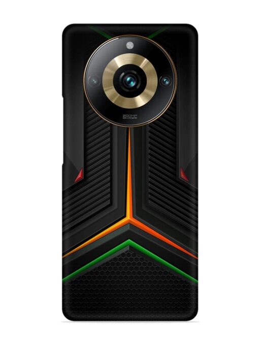 Orange Triangle Light Snap Case for Realme 11 Pro (5G) Zapvi