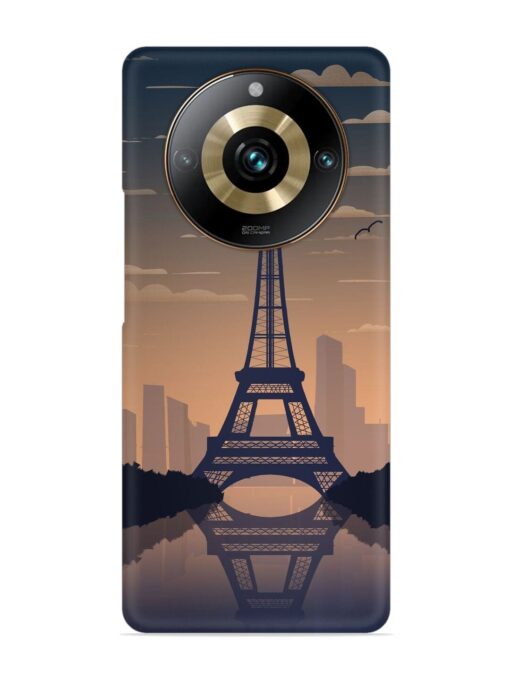 France Paris Eiffel Tower Gradient Snap Case for Realme 11 Pro (5G) Zapvi