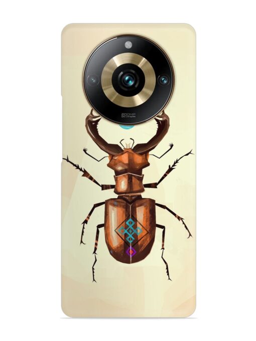 Stag Beetle Vector Snap Case for Realme 11 Pro (5G) Zapvi