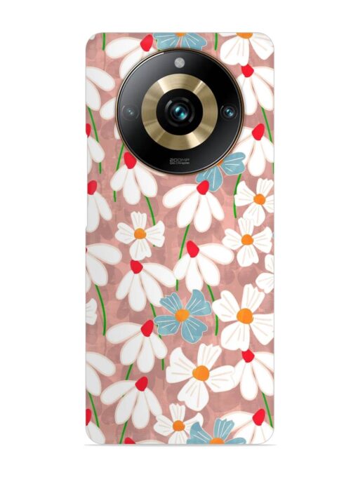 Abstract Petal Flowers Snap Case for Realme 11 Pro (5G) Zapvi