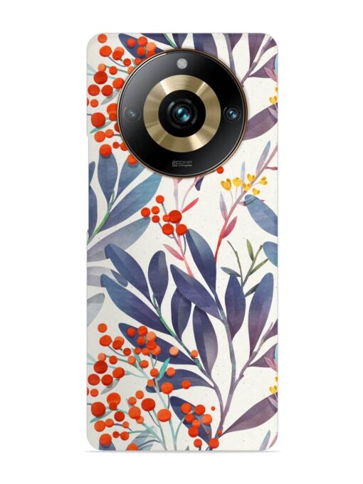 Seamless Floral Pattern Snap Case for Realme 11 Pro (5G) Zapvi