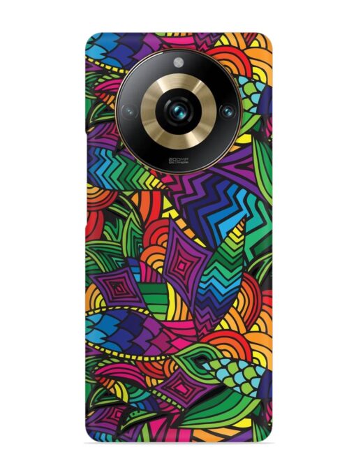 Abstract Multicolor Seamless Snap Case for Realme 11 Pro (5G) Zapvi