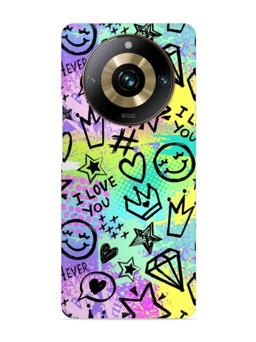 Bright Seamless Pattern Snap Case for Realme 11 Pro (5G) Zapvi