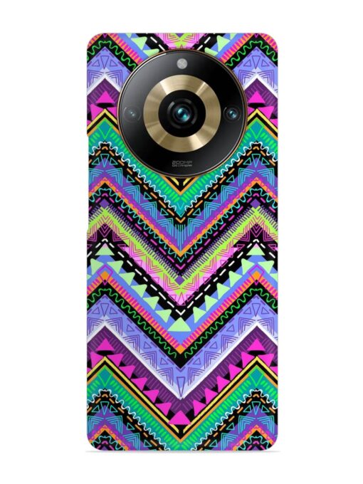 Tribal Aztec Print Snap Case for Realme 11 Pro (5G) Zapvi