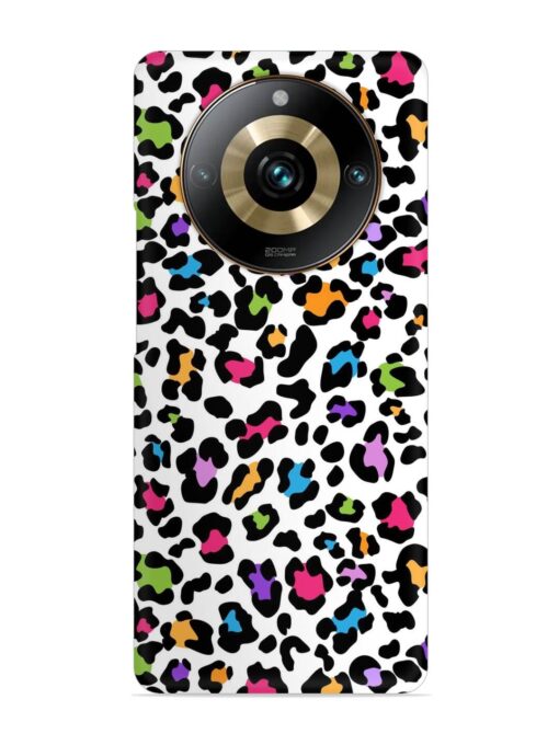 Seamless Leopard Pattern Snap Case for Realme 11 Pro (5G)