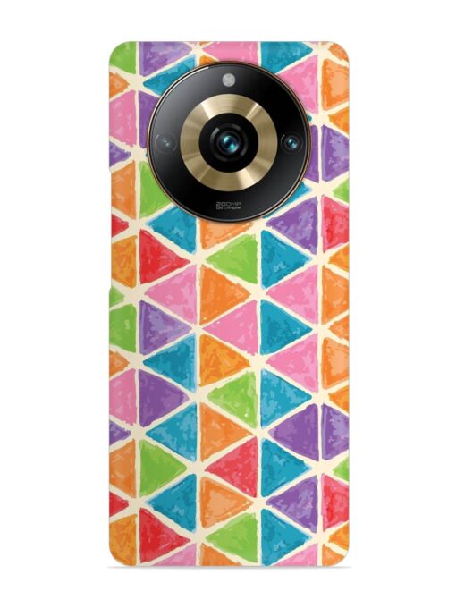 Seamless Colorful Isometric Snap Case for Realme 11 Pro (5G)