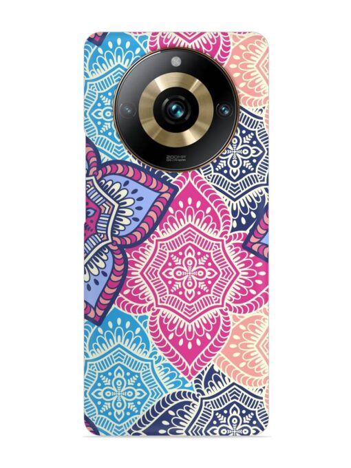 Ethnic Floral Seamless Snap Case for Realme 11 Pro (5G) Zapvi