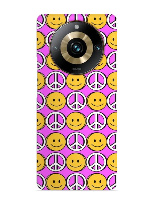 Smiley Face Peace Snap Case for Realme 11 Pro (5G)