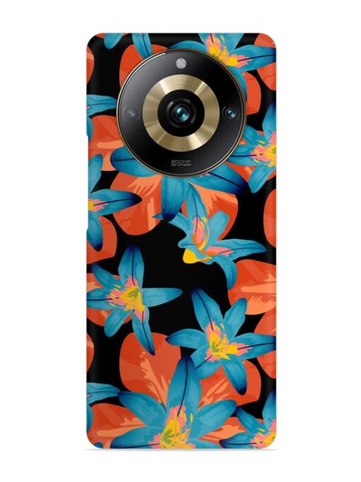 Philippine Flowers Seamless Snap Case for Realme 11 Pro (5G) Zapvi