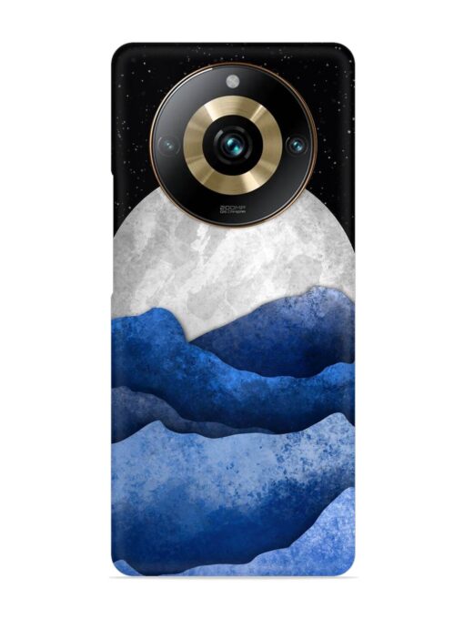 Full Moon Mountain Vector Snap Case for Realme 11 Pro (5G)