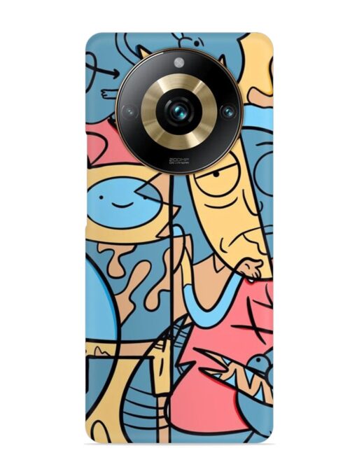 Silly Face Doodle Snap Case for Realme 11 Pro (5G)