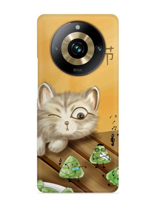 Cat Scorpion Dancing Snap Case for Realme 11 Pro (5G)