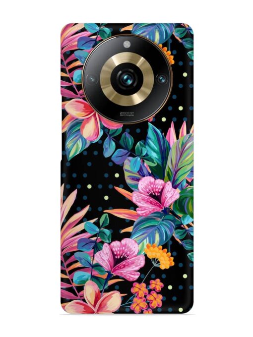 Seamless Floral Pattern Snap Case for Realme 11 Pro Plus (5G)