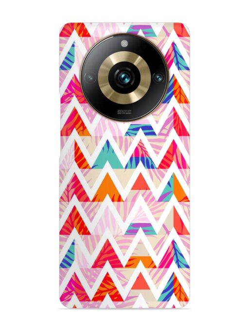 Abstract Triangle Background Snap Case for Realme 11 Pro Plus (5G)