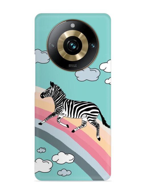 Running Zebra Snap Case for Realme 11 Pro Plus (5G) Zapvi