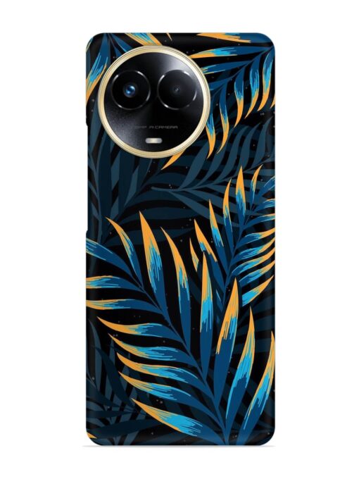 Abstract Leaf Art Snap Case for Realme 11X (5G) Zapvi