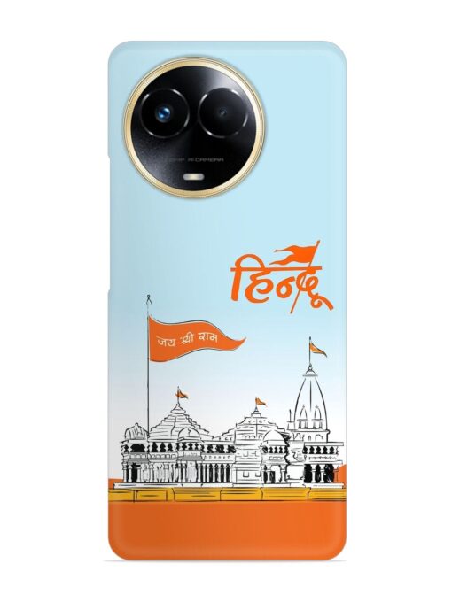 Ram Mandir Hindu Snap Case for Realme 11X (5G)