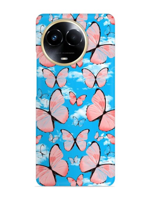 Seamless Pattern Tropical Snap Case for Realme 11X (5G)