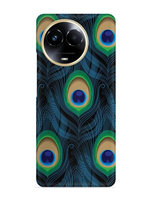 Seamless Pattern Peacock Snap Case for Realme 11X (5G) Zapvi