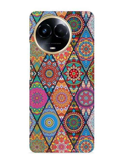 Seamless Tile Pattern Snap Case for Realme 11X (5G) Zapvi