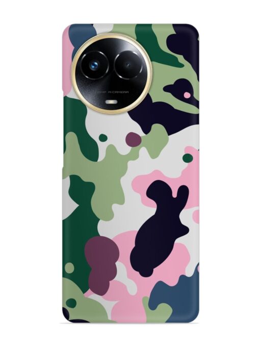 Seamless Funky Camouflage Snap Case for Realme 11X (5G) Zapvi