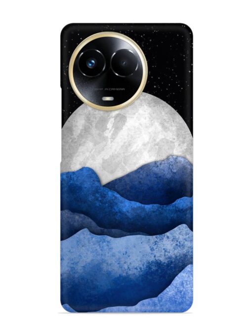 Full Moon Mountain Vector Snap Case for Realme 11X (5G) Zapvi