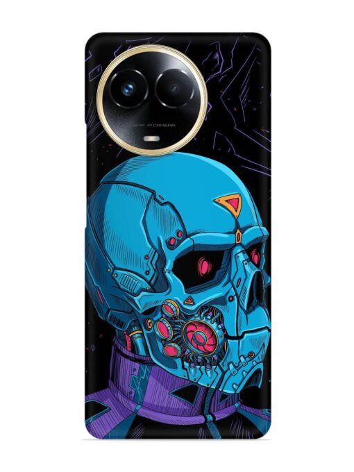 Skull Robo Vector Snap Case for Realme 11X (5G)