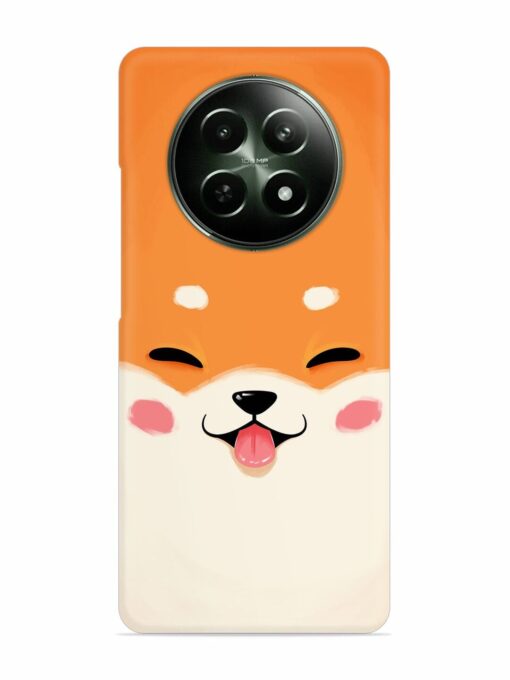 Happy Cat Art Snap Case for Realme 12 (5G) Zapvi