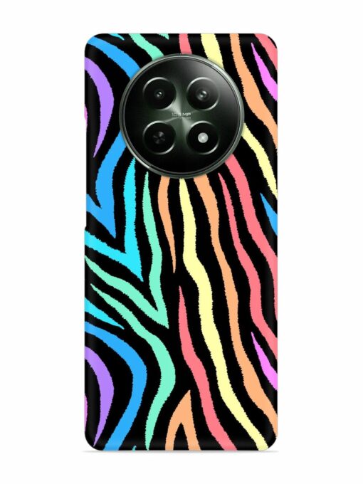 Colorful Abstract Zebra Snap Case for Realme 12 (5G)