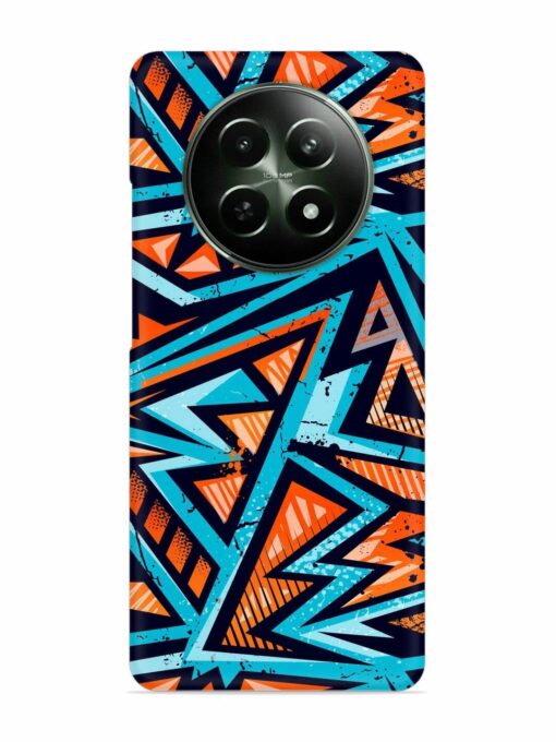 Abstract Seamless Grunge Snap Case for Realme 12 (5G) Zapvi