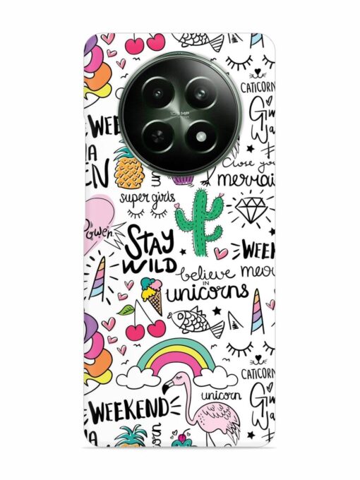 Unicorn Ice Cream Snap Case for Realme 12 (5G)