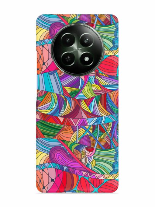 Seamless Patterns Hand Drawn Snap Case for Realme 12 (5G) Zapvi