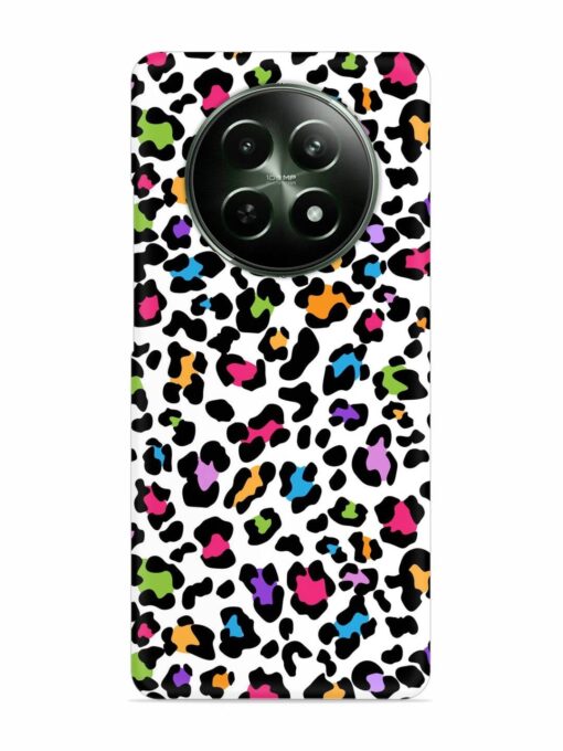 Seamless Leopard Pattern Snap Case for Realme 12 (5G)