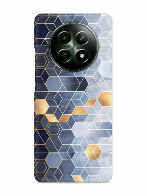 Geometric Abstraction Hexagons Snap Case for Realme 12 (5G)