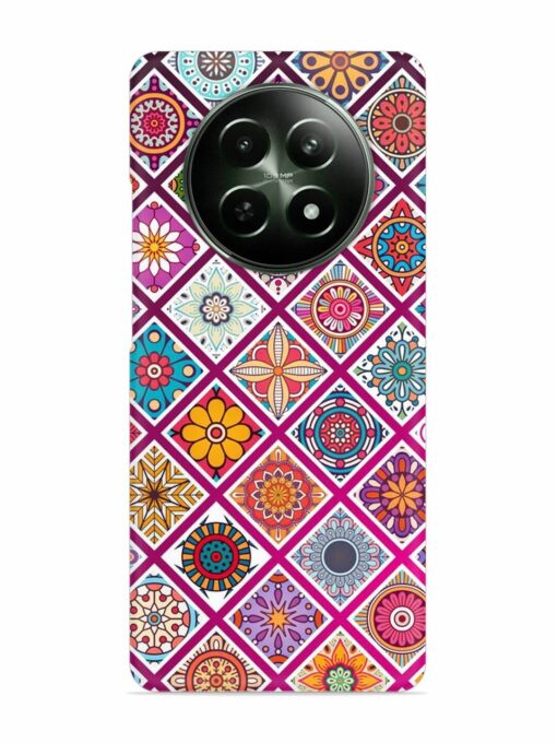 Seamless Tile Pattern Snap Case for Realme 12 (5G)