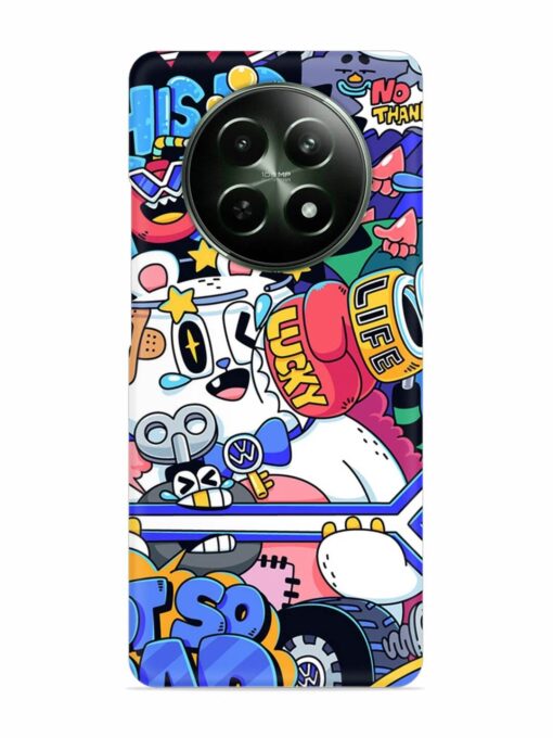 Universal Doodle Snap Case for Realme 12 (5G)