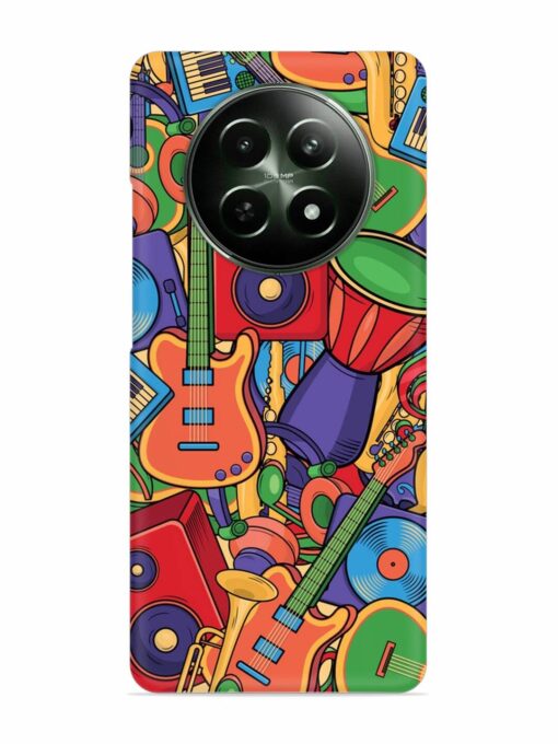 Colorful Music Art Snap Case for Realme 12 (5G)