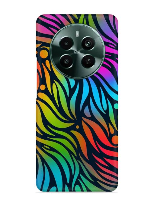 Abstract Leaf Design Snap Case for Realme 12 Plus (5G) Zapvi