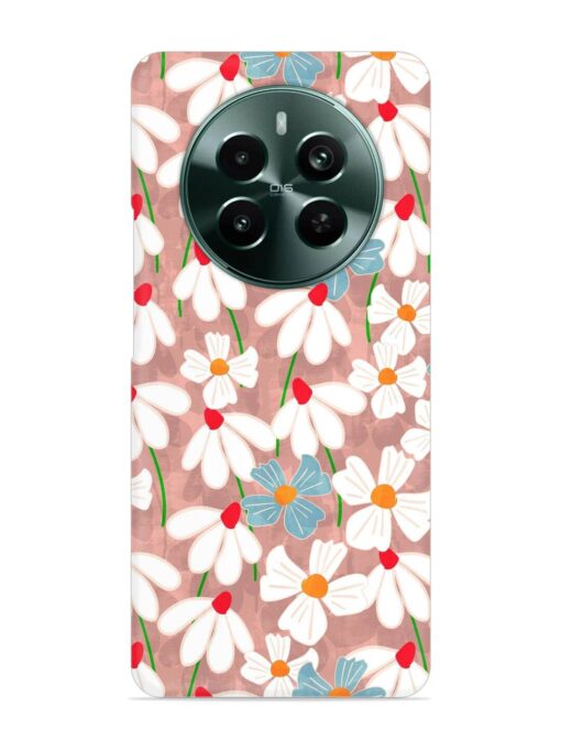 Abstract Petal Flowers Snap Case for Realme 12 Plus (5G) Zapvi