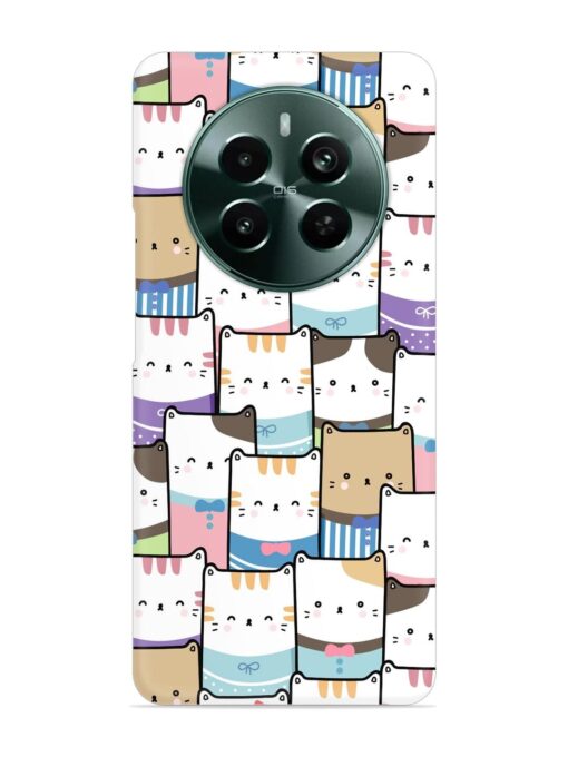 Cute Adorable Cat Snap Case for Realme 12 Plus (5G) Zapvi