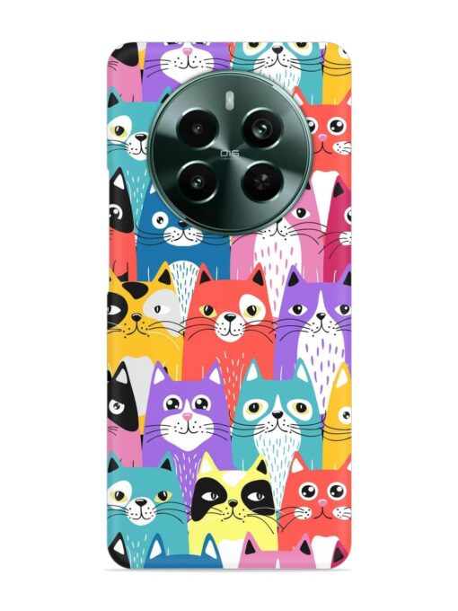 Funny Cartoon Cats Snap Case for Realme 12 Plus (5G) Zapvi